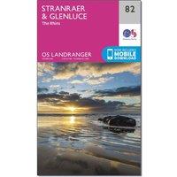 Landranger 82 Stranraer & Glenluce Map With Digital Version, Pink