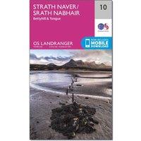 Landranger 10 Strathnaver, Bettyhill & Tongue Map With Digital Version, Pink