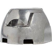 12N 7 Pin Aluminium Socket, Silver