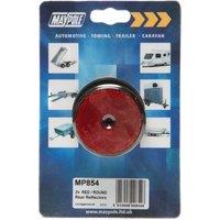 Round Red Reflector, Red