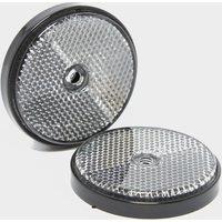 Clear Round Reflector, Silver