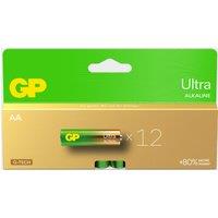 Ultra Alkaline AA Batteries 8+4 Pack, Red