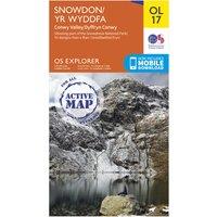 Explorer Active OL17 Snowdon & Conwy Valley Map With Digital Version, Orange