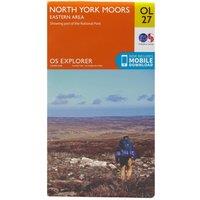 Explorer OL27 North York Moors - Eastern Area Map With Digital Version, Orange