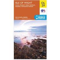 Explorer OL29 Isle of Wight Map With Digital Version, Orange