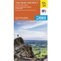 Explorer OL24 The Peak District With Digital Version, Orange