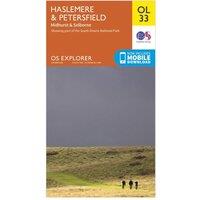 Explorer OL 33 Haslemere & Petersfield Map, Orange