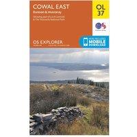 Explorer OL 37 Cowal East Dunoon & Inveraray Map, Orange