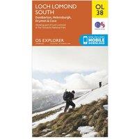 Explorer OL38 Loch Lomond South Map With Digital Version, Orange