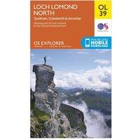 Explorer OL 39 Loch Lomond North Map, Orange