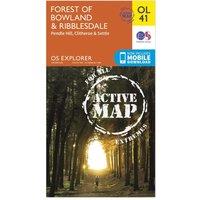 Explorer OL 41 Active D Forest of Bowland Map, Orange