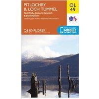 Explorer OL 49 Pitlochry & Loch Tummel Map, Orange