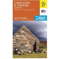 Explorer OL 57 Cairn Gorm & Aviemore Map, Orange