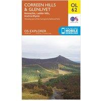 OL 62 Explorer Coreen Hills & Glenlivet Map, Orange