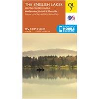 OL 7 Explorer The Lake District: South-eastern area Map, Orange