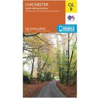 Explorer OL8 Chichester, South Harting & Selsey Map With Digital Version