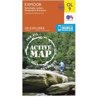 Explorer Active OL9 Exmoor Map With Digital Version, Orange