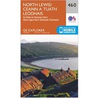 Explorer 460 North Lewis Map With Digital Version, Orange