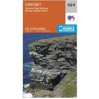 Explorer 464 Orkney Map With Digital Version, Orange