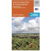 Explorer 127 South Molton & Chulmleigh Map With Digital Version, Orange
