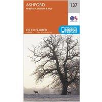 Explorer 137 Ashford Map With Digital Version, Orange