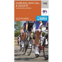 Explorer 146 Dorking, Box Hill & Reigate Map With Digital Version, Orange