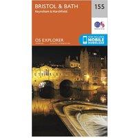 Explorer 155 Bristol & Bath Map With Digital Version, Orange