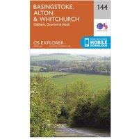 Explorer 144 Basingstoke, Alton & Whitchurch Map With Digital Version, Orange