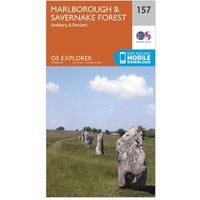 Explorer 157 Marlborough & Savernake Forest Map With Digital Version, Orange