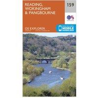 Explorer 159 Reading, Wokingham & Pangbourne Map With Digital Version, Orange