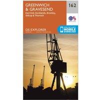 Explorer 162 Greenwich & Gravesend Map With Digital Version, Orange