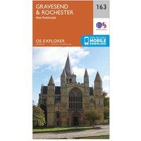 Explorer 163 Gravesend & Rochester Map With Digital Version, Orange