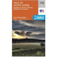 Explorer 170 Abingdon, Wantage & Vale of White Horse Map With Digital Version, Orange