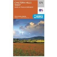 Explorer 171 Chiltern Hills West, Henley-on-Thames & Wallingford Map With Digital Version, Orange