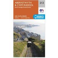Explorer 213 Aberystwyth & Cwn Rheidol Map With Digital Version, Orange