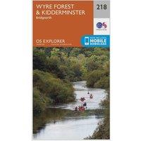 Explorer 218 Kidderminster & Wyre Forest Map With Digital Version, Orange