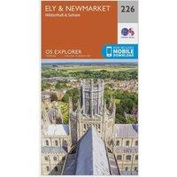 Explorer 226 Ely & Newmarket Map With Digital Version, Orange