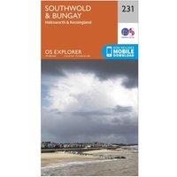 Explorer 231 Southwold & Bungay Map With Digital Version, Orange