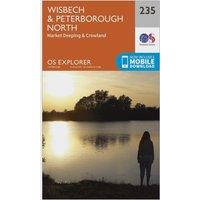 Explorer 235 Wisbech & Peterborough North Map With Digital Version, Orange