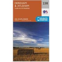 Explorer 238 East Dereham & Aylsham Map With Digital Version, Orange