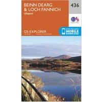 Explorer 436 An Teallach & Slioch Map With Digital Version, Orange