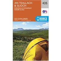Explorer 435 An Teallach & Slioch Map With Digital Version, Orange