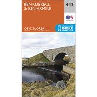 Explorer 443 Ben Klibreck & Ben Armine Map With Digital Version, Orange