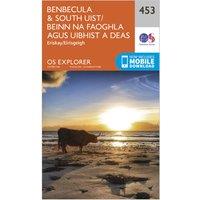 Explorer 453 Benbecula & South Uist Map With Digital Version, Orange