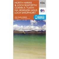 Explorer 456 North Harris & Loch Seaforth Map With Digital Version, Orange