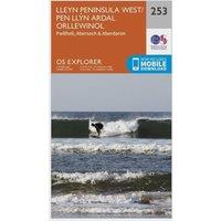 Explorer 253 Lleyn Peninsula West Map With Digital Version, Orange