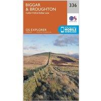 Explorer 336 Biggar & Broughton Map With Digital Version, Orange