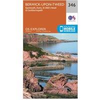 Explorer 346 Berwick-upon-Tweed Map With Digital Version, Orange