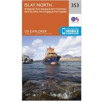 Explorer 353 Islay North Map With Digital Version, Orange