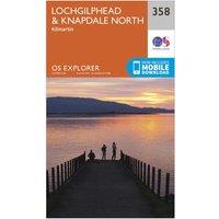 Explorer 358 Lochgilphead & Knapdale North Map With Digital Version, Orange